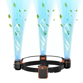 Umanno 762949935064 Portable Waist Fan Belt With 3 Cooling Units 10000mah Rechargeable