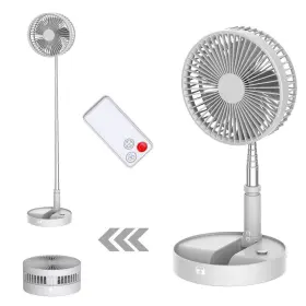 Ut09 Un Unitedtime Portable Foldable Travel Fan - Adjustable Height Battery/usb Powered