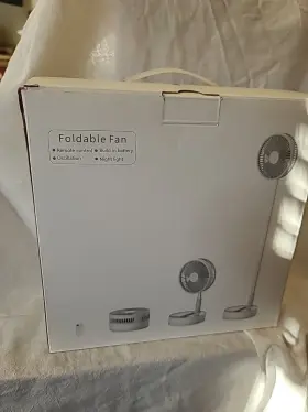 Ut10 Un Unitedtime Foldable Fan Foldaway Oscillating With Remote Control 10800mah #2