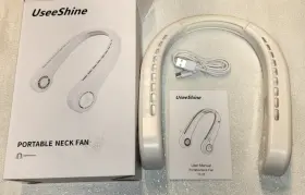 Hl18 Useeshine Portable Neck Fan. Bladeless For Indoor And Outdoor Usb Rechargeable