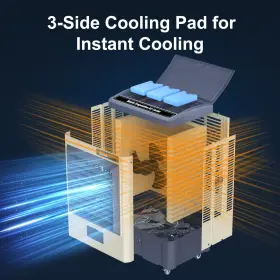 4800 Uthfy 774882973812 41 Inch Swamp Cooler Cfm Evaporative Air With 10.6 Gallon Water Tank #3