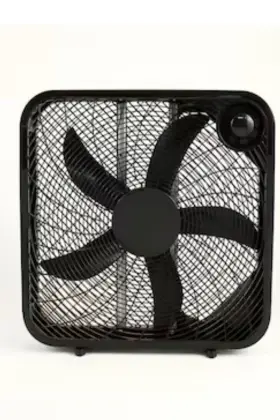Fb50-16hb Utilitech 20-in 120-volt 3-speed High Velocity Indoor Black Box Fan