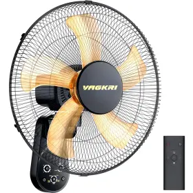 Va-wf01 Vagkri 003gb 16 Inch Wall Mount Fan Quiet Oscillating With Remote 5 Speeds 8-hour T