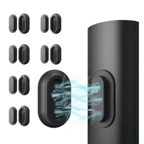 Yt-ct-02-b Vaszu Magnetic Remote Control Holder Self-adhesive Wall Mount 6 Pack Black