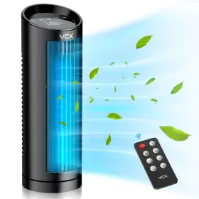 Tf004a Vck Personal Table Fan Tower Oscillating Led Display With Touch 13 Remot