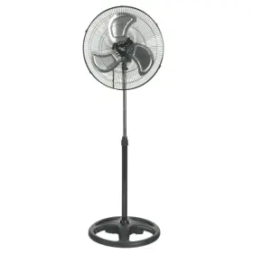 Veair 826705635183 3-speed Stand Fan Oscillating High Velocity Heavy Duty Industrial Metal 18-inch