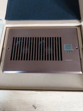 Airtrap-rbf6-b Vents Airtap T6 Wall Fan For Register- Bronze- Model Ac-rbf6-b Fits Size 6x10