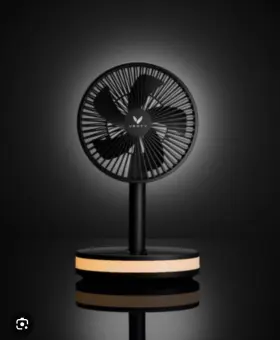89974833 Venty Original Portable Fan Lightweight Cordless Compact Foldable -black
