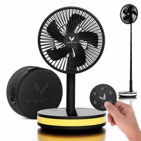 B09pmqf5s9 Venty Portable Fan Wireless Battery 4 Speeds Led Remote Travel Power Bank