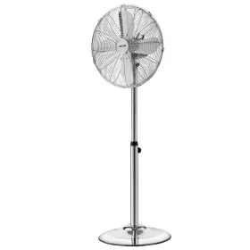Vevor 197988185277 16 Inch High Velocity Pedestal Fan 1450 Cfm 3 Speed Oscillating Silver