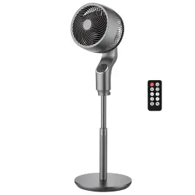Vevor 197988186120 9-inch Pedestal Fan 80 Oscillating Standing Floor With Quite Dc Motor Rem