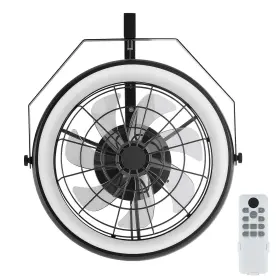 Vevor 197988693727 Wall Mounted Fan With Lights 22 Inch Mount Remote 6 Speeds Plug