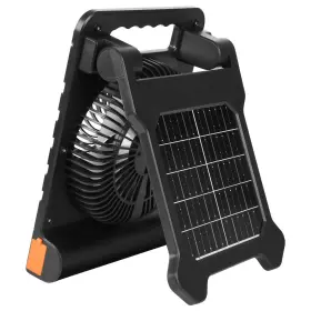 Vevor 197988875628 10000mah Rechargeable Solar Fan Led Lantern 7 Inch Portable Cordless 4w