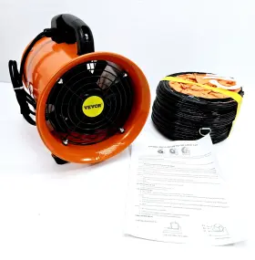 Sht-20 Vevor 2700m3 8 Inch Portable Ventilator Fan High Velocity With 33ft Duct Hose