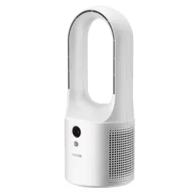 Vevor 313093853843 Desk Fan Bladeless 12.99 Inch 6 Speeds Tower In White Portable U