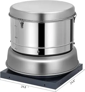 2400 Vevor 726084269132 Cfm Roof Fan Up-blast Restaurant Exhaust High Speed Direct Drive #2