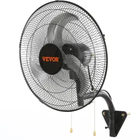 B0bz8fdg3c Vevor 18 Inch Oscillating Wall Mount Fan 3-speed High Velocity 4000 Cfm