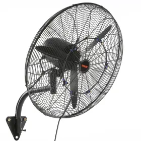 B0bz8jvy52 Vevor 24 Inch 7000 Cfm 3-speed Black Waterproof Wall Mount Oscillating Fan