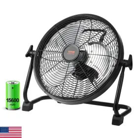 Vevor B0dbyy7pp8 12 Rechargeable Floor Fan Portable Quiet Personal For Home Or Office