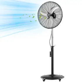 Bt-hif24c Vevor 24 In High Velocity Pedestal Fan 6800cfm Industrial Waterproof Oscillating