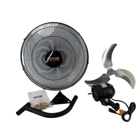 Bt-wl20a Vevor 20 Inch Industrial Wall Mount Fan Oscillating Metal 3 Speed Ventilation