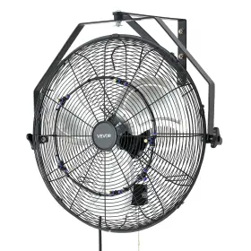 Bt-wl20b Vevor 20 In Wall Mount Fan With Mist 3 Speed Ip44 Long Airflow Industrial Garage