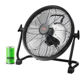 Fs30 Vevor 12ftft Rechargeable Floor Fan Portable Quiet Personal For Home Or Office