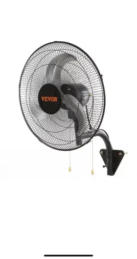 Gybgsfsycsf203k0j Vevor Industrial Wall Mount Fan 20 Inch Oscillating Metal 3 Speed Ventilation
