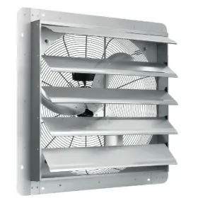 Vv-acpqs-16 Vevor 16 Inch 115w Shutter Exhaust Fan High Speed 2000 Cfm Aluminum Attic With Ac Motor