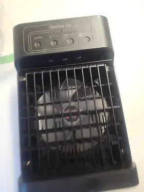 Mx003 Vicelec 768523561285 Portable Air Cooling Fan Tested. Remote/ Usb Charger Not Included A25
