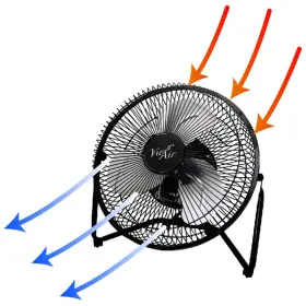 Va-9n Vie Air 602573104194 Fan Collection 9 Inch Black #2