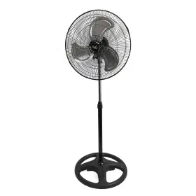 93696356m Vie Air 18 Inch Oscillating Industrial Stand Fan 3 Speed Black