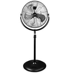 93696360m Vie Air 20 Inch Pedestal Fan 3 Speed Black
