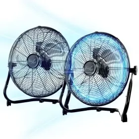 Va-20-twin Vie Air 20 Inch Twin Pack Industrial Tilting High Velocity 3 Speed Metal Floor