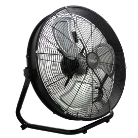 Va-20w Vie Air Rb 20 Inch 3 Speed Motor Metal Floor Drum Fan In Black