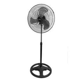 Vieair 313102927992 18 Inch Adjustable Height Oscillating Pedestal Industrial Heavy Duty Fan Vie