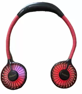 Viniper 313102219233 Cooling Fan Air Blowing Neck X-8 Glow Rainbow Colors Changing Tested