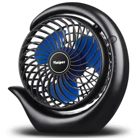 B09ttdsvw1 Viniper Portable Rechargeable Desk Fan 3 Speeds Usb Battery 8-24h 180 Rot