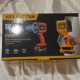 F019 Violent Fan Handheld Blower Utility 18v Battery Axial 70mm Fast Charging