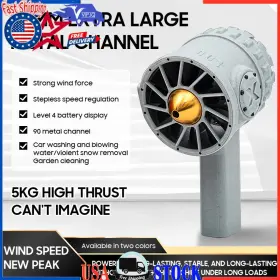 H017-008-b Vipjq 12 Blade Fan Set Violent Turbine Industrial Dust Blower Turbofan White