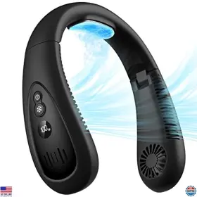 Xq04 Visit The Gaitir Store Portable Neck Air Conditioner - 360 Bladeless Fan 5000mah Usb Hands-free