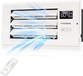 Vh1759 Vivohome 4ftft X 10ftft Opening Register Booster Fan With Adjustable Wind Direction