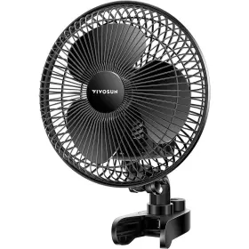 Wal-cfb-01j Vivosun 6 Inch 2-speed Black Clip Fan With Fully-adjustable Tilt For Grow Tent