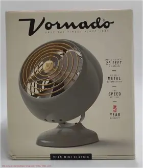 Vornado 043765021422 Vfan Mini Classic Personal Vintage Air Circulator Fan Driftwood See D