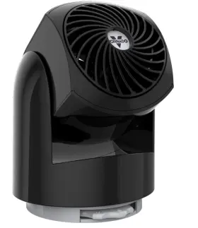 Vornado 043765021620 Flippi V6 Air Circulation Fan Black Desktop Personal Dorm Room 2 Speed