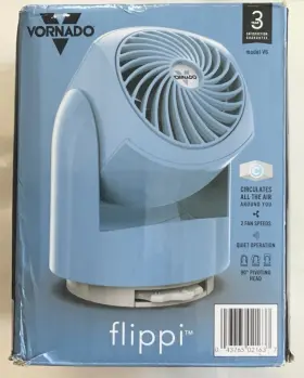 Vornado 043765021637 Flippi V6 Portable Fan - Blue