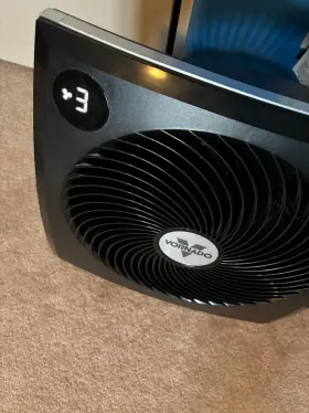 279t Vornado Panel Air Circulator With Tilt - Black. Great Condition #2