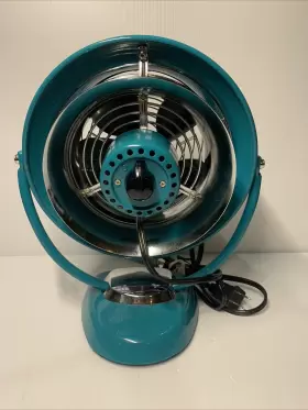 Cr1-0230-17 Vornado Vintage Air Circulator Fan Teal. Durable Metal Moves Up 50 To Feet #2