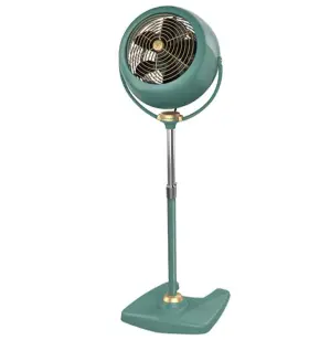 Vornado Cr1-0244-17-b Brand New Vintage Pedestal Fan Green Indoor