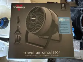 Cr1-0353-06 Vornado Expand4 6.2 Inch Compact Travel Fan Air Circulator Quick Collapse 2 Speed